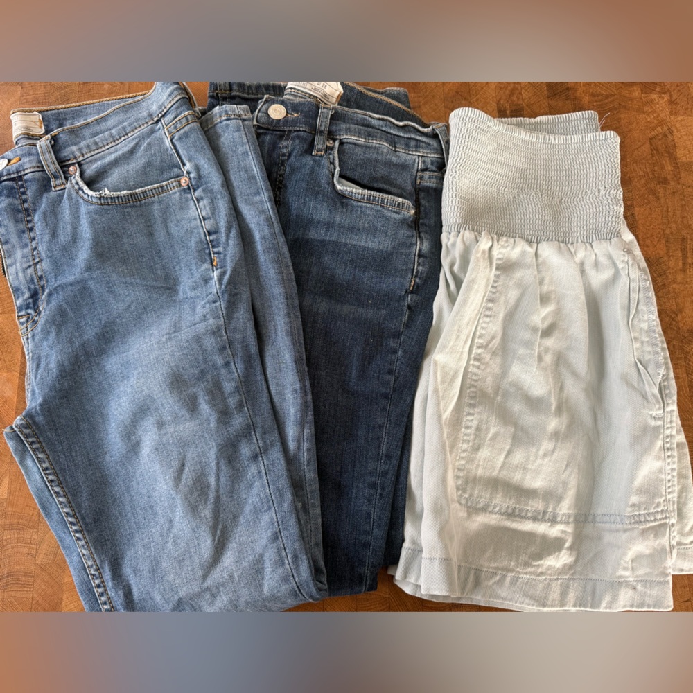 Free People lot denim and dress Denim